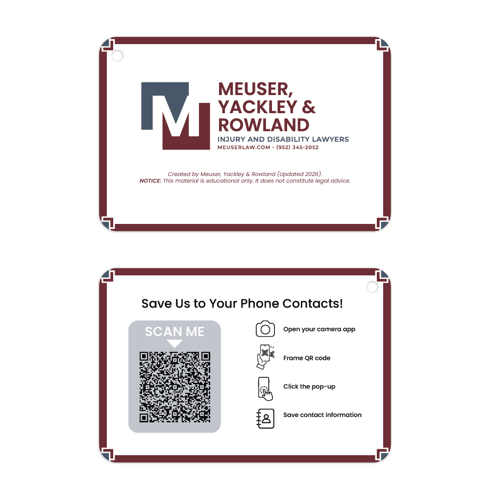 Meuser Law Ring Cards - 7 Page Version