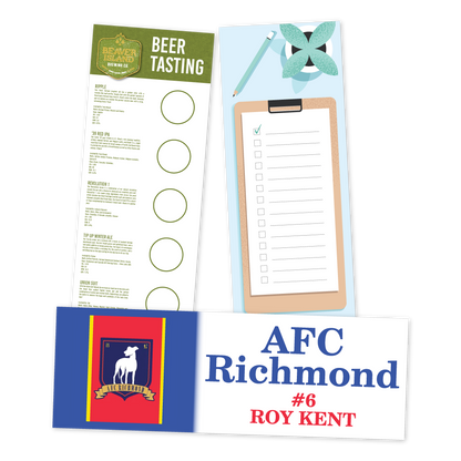Custom Long Card - 5.5" x 16" Shape