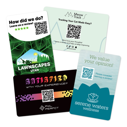 Custom Standard 2.125" x 3.375" Review Cards