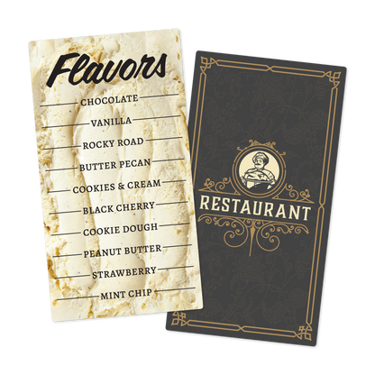 Custom Menu/Signage - 7" x 13"