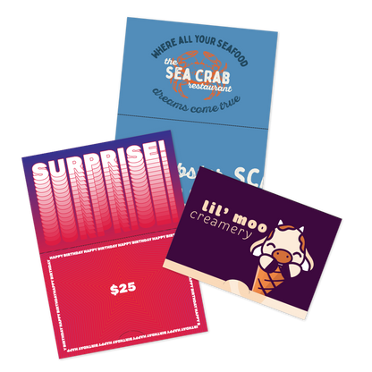 Limitless POS Fully Custom Gift Card Holders