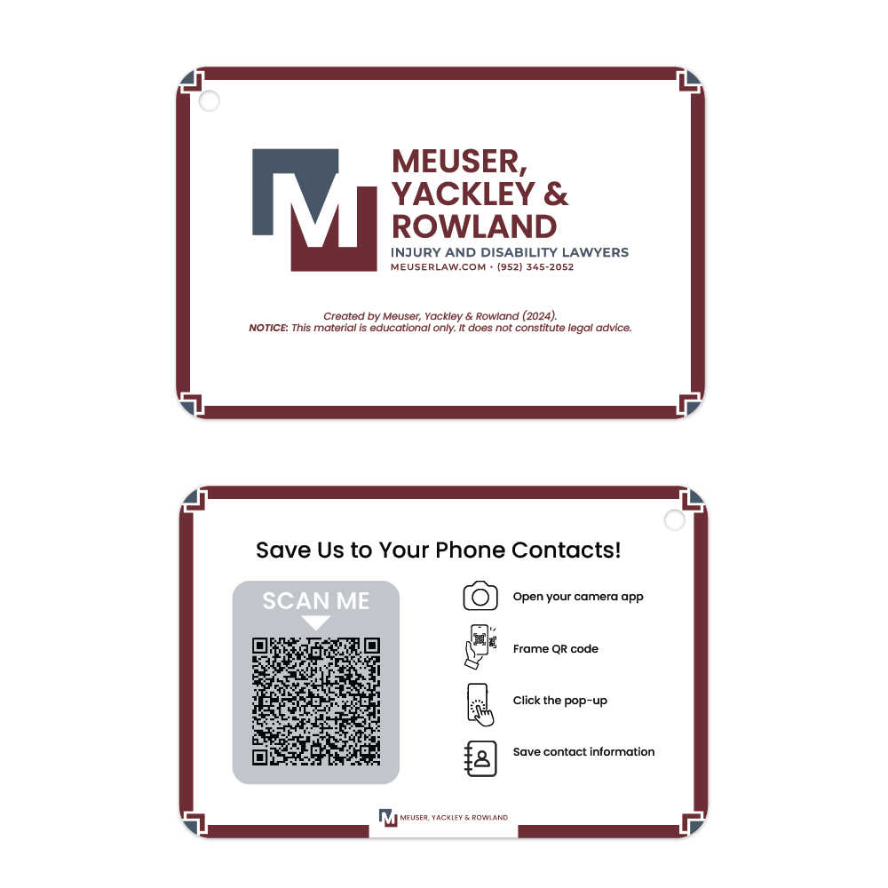 Meuser Law Ring Cards