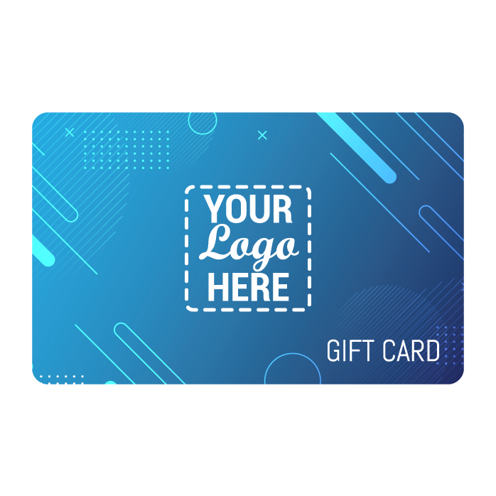 Blue Geometric Gift Cards