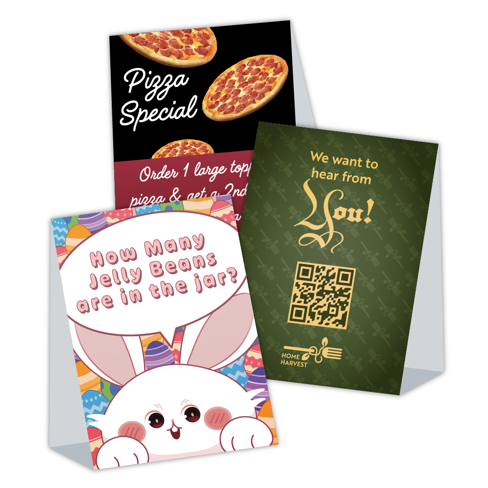 Custom Table Tents