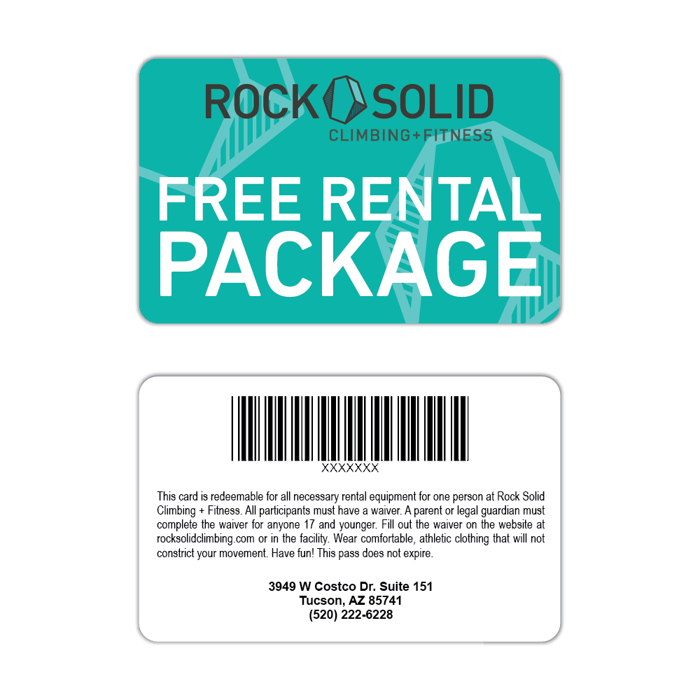 Rock Solid Climbing Rock Solid Rental Package
