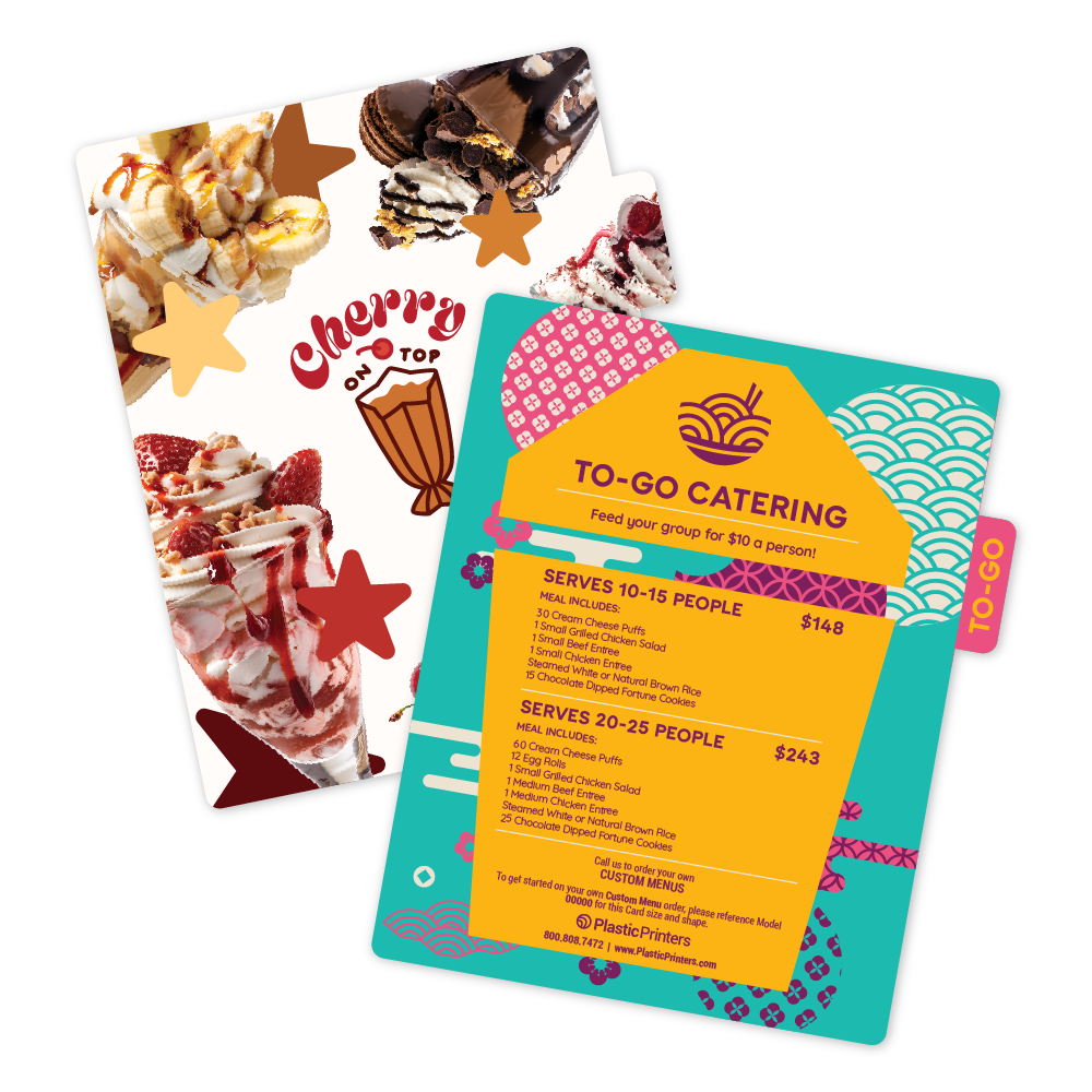 Custom Tabbed (Page 2) Menu/Signage - 10