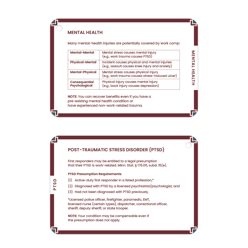 Meuser Law Ring Cards - 7 Page Version
