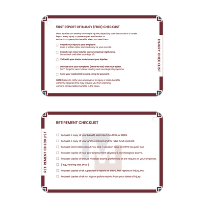 Meuser Law Ring Cards - 7 Page Version