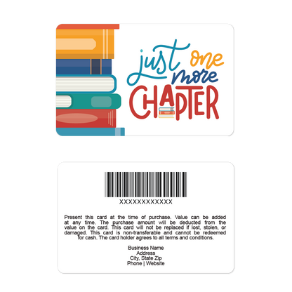 Just One More Chapter Gift Cards