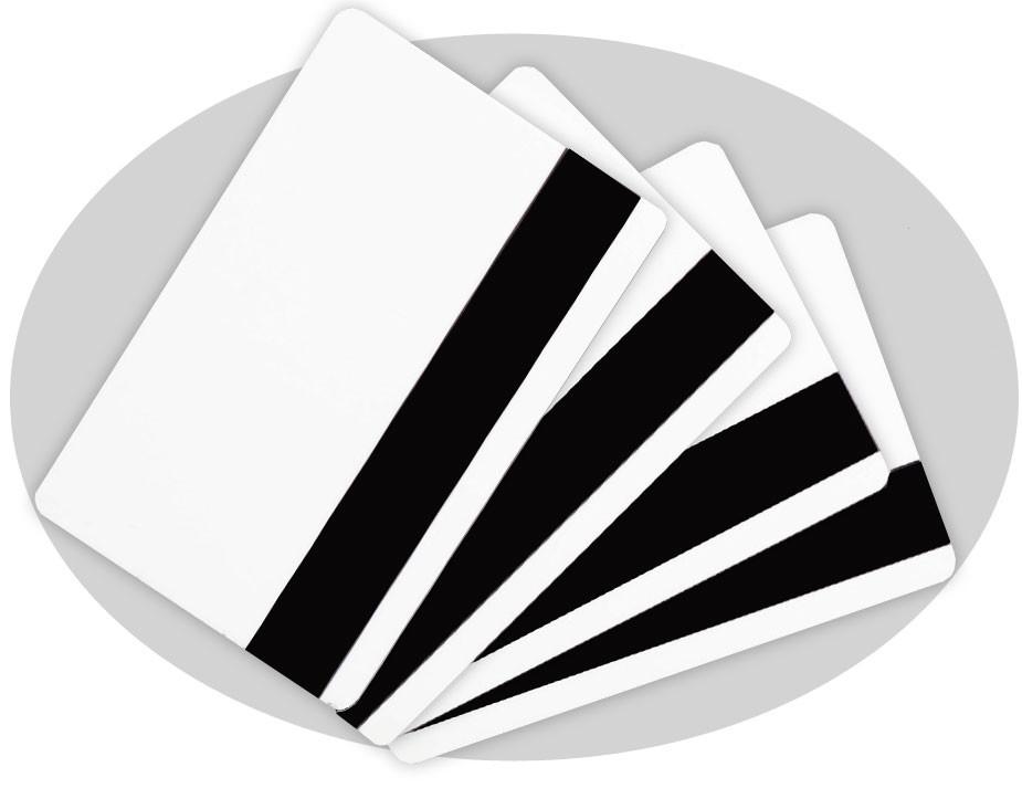 Blank White Plastic Cards