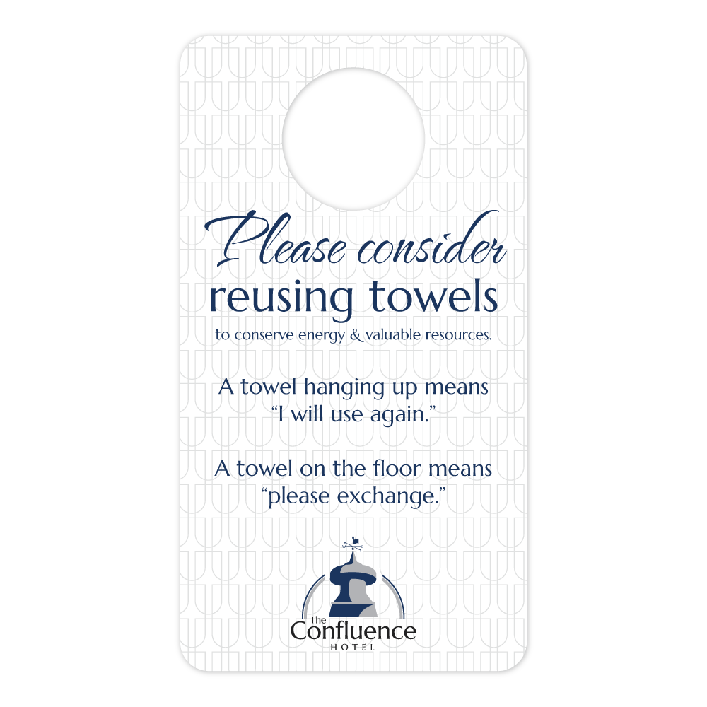 Towel Use Card