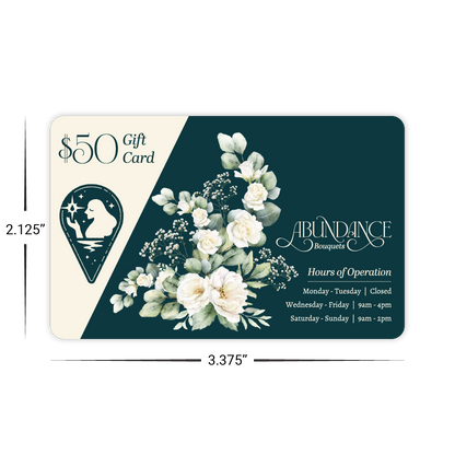 gotFlowers Fully Custom Gift Cards