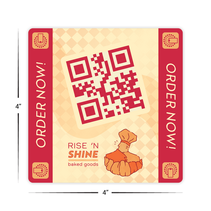 Custom Square Coasters - 4" x 4"