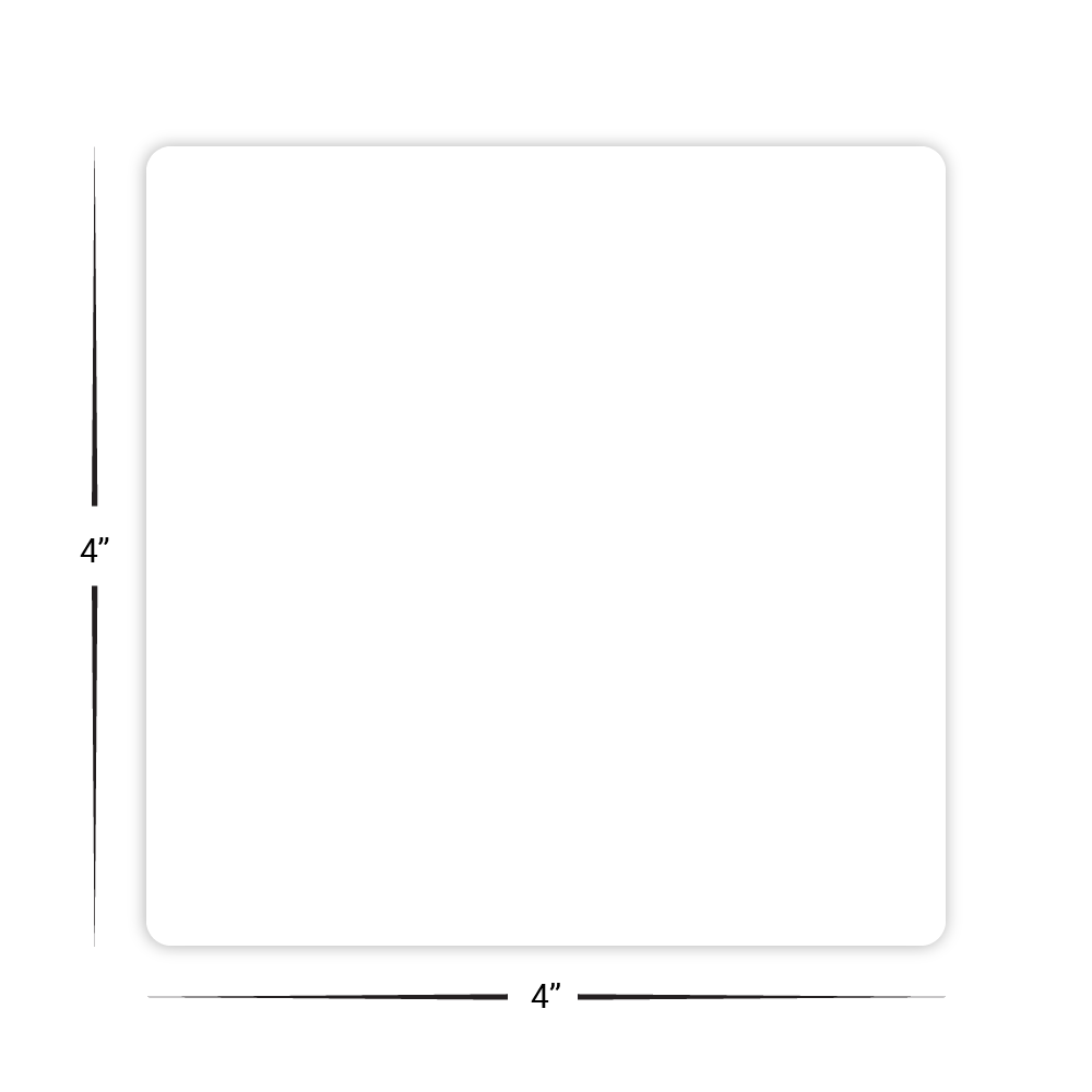 Custom Square Coasters - 4