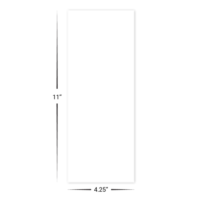 Custom Long Menu - 4.25" x 11"