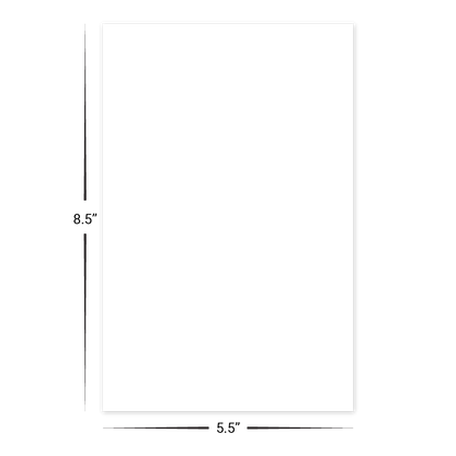 Custom Menu/Signage - 5.5" x 8.5"