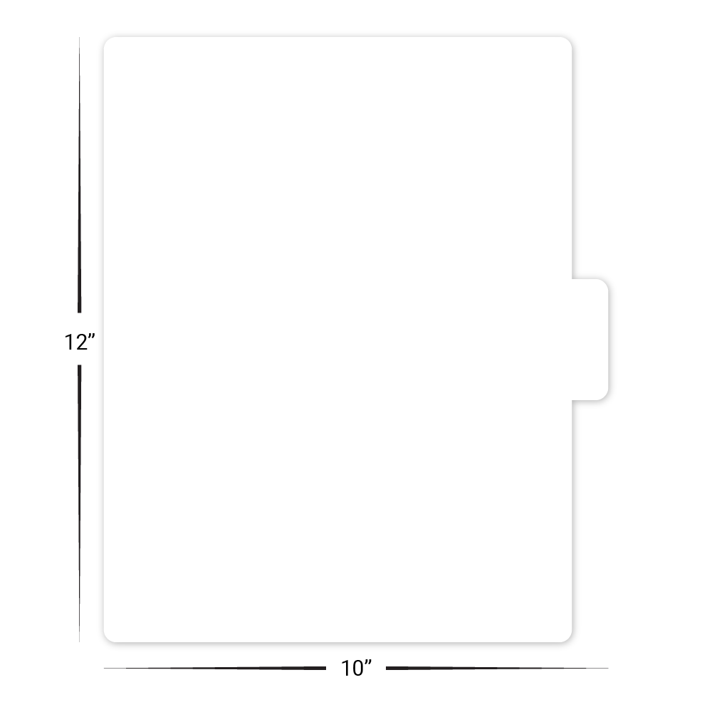 Custom Tabbed (Page 3) Menu/Signage - 10
