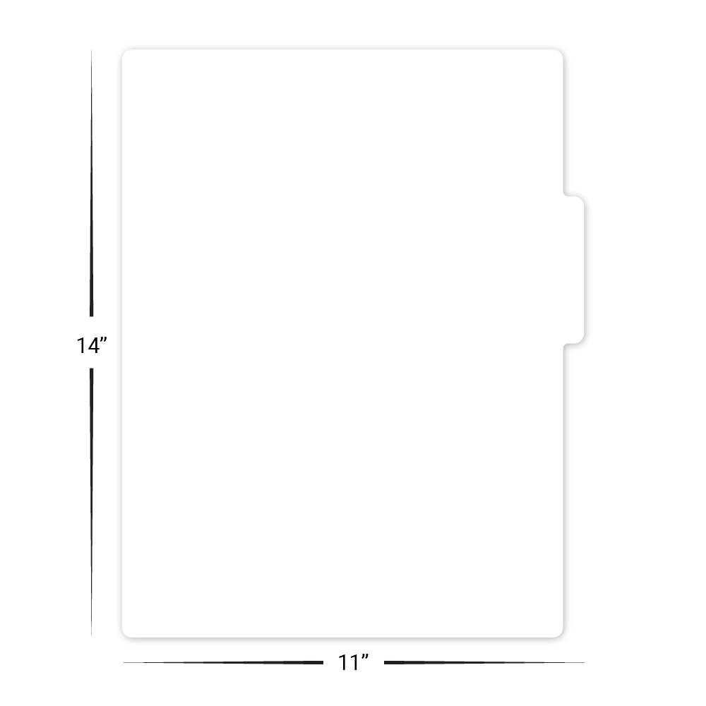 Custom Lower Tabbed Menu/Signage - 11