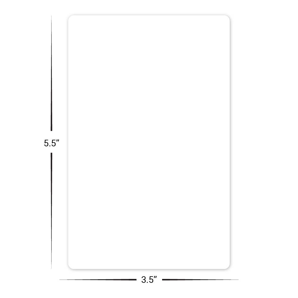 Custom Menu/Signage - 5.5