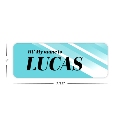 Custom Name Tags - 2.75" x 1"