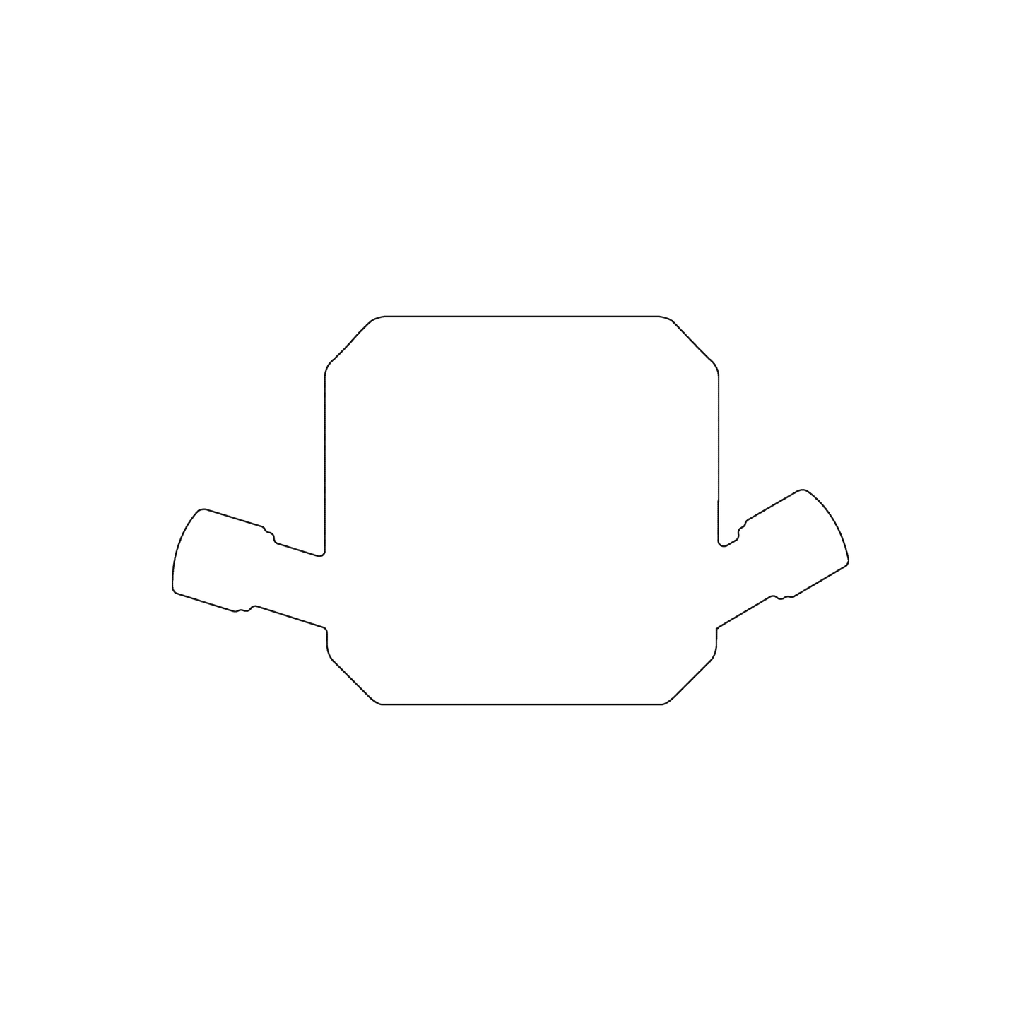 Custom Plastic 3.3692" x 1.9344" Cards with Handles