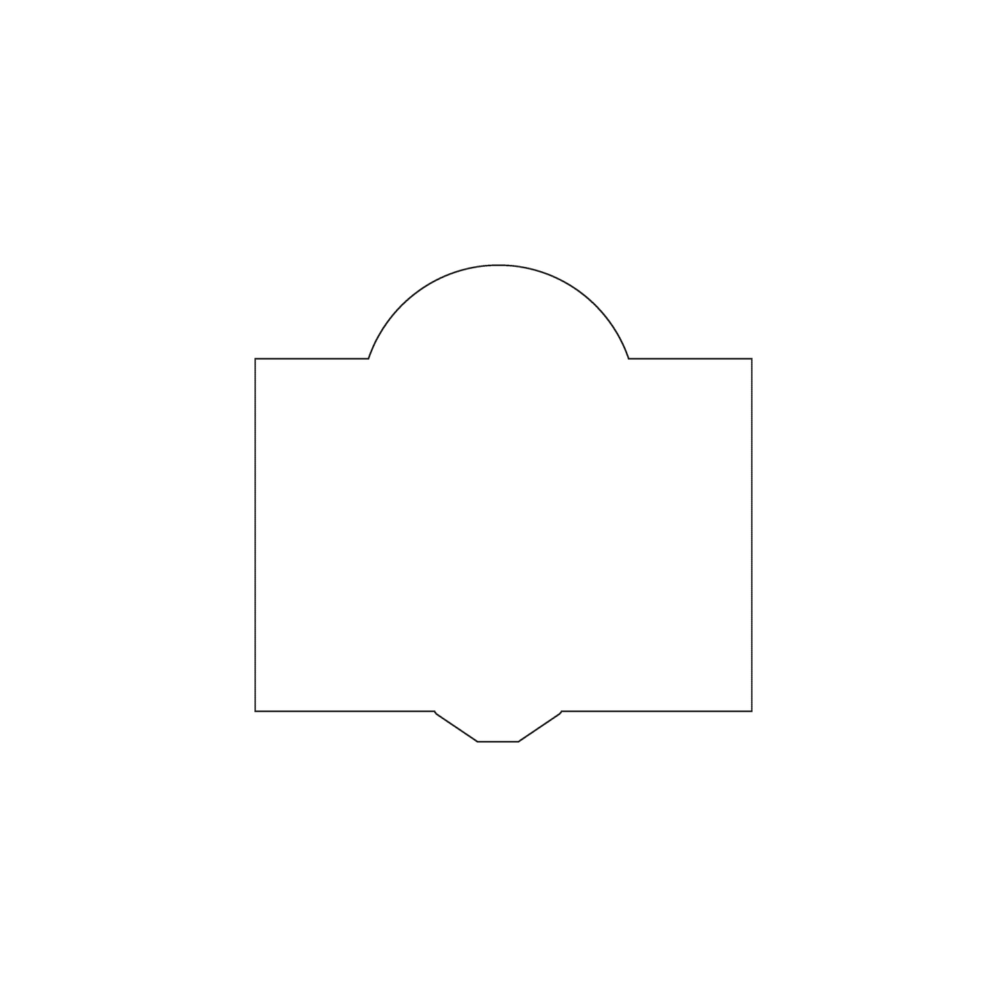 Custom Plastic 2.5" x 2.4" Lightbulb Banner Cards