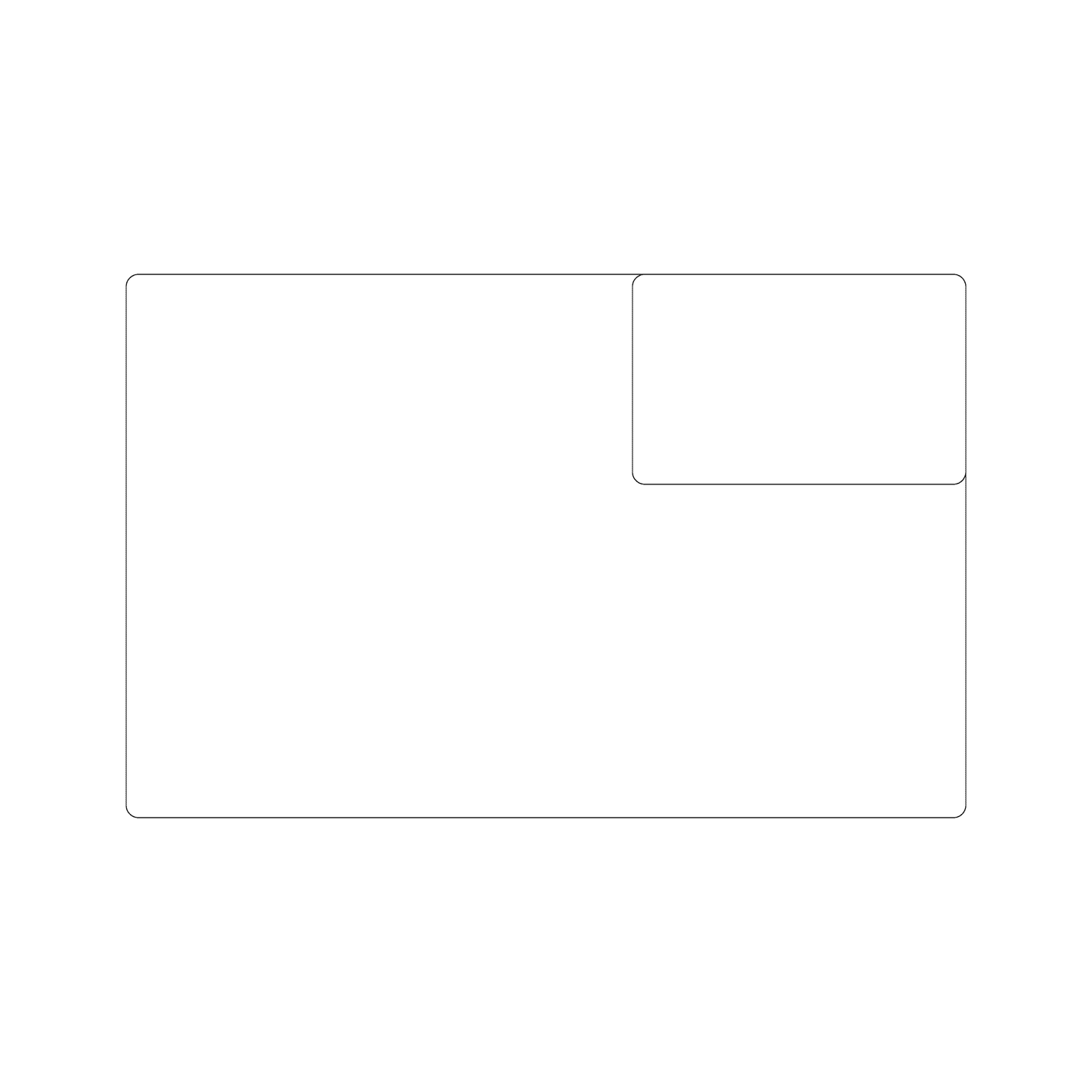 Custom Plastic Sign & Breakaway Card Combo