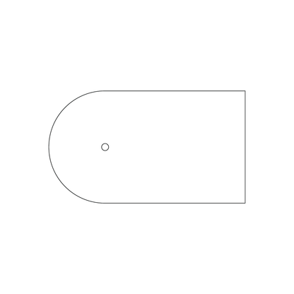 Custom Plastic 3.5" x 2" Rounded Cards with Hole