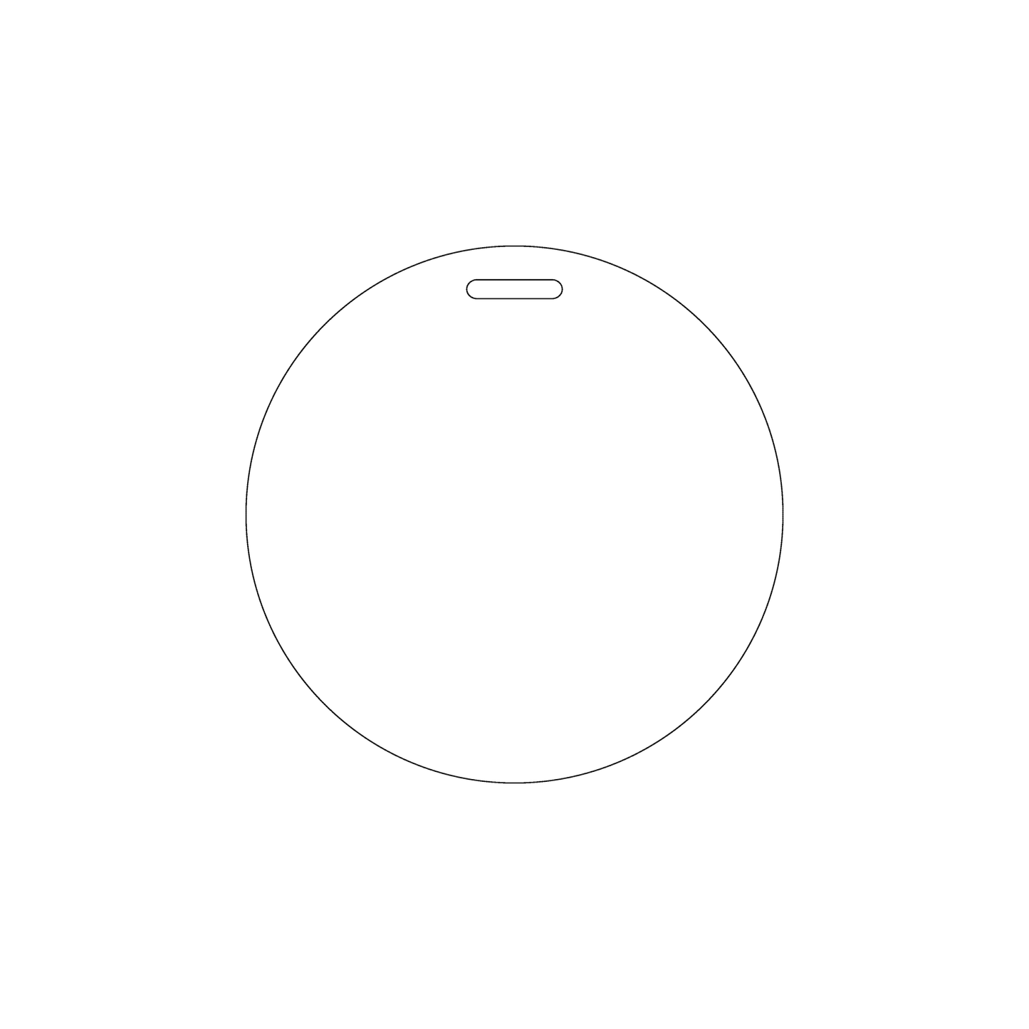 Custom Plastic 3.5" Circle Badges