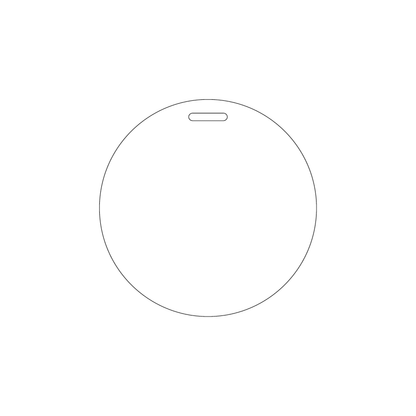 Custom Plastic 3.5" Circle Badges
