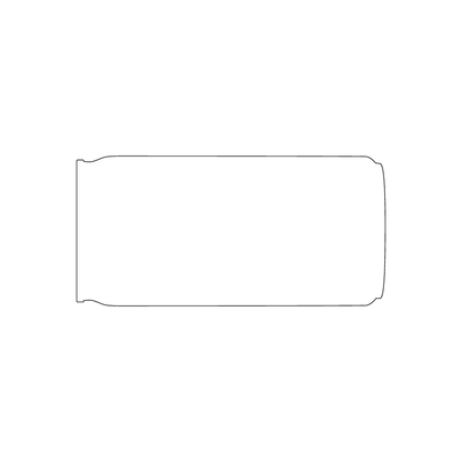 Custom Plastic 1.7" x 3.5" Can Shape Cards