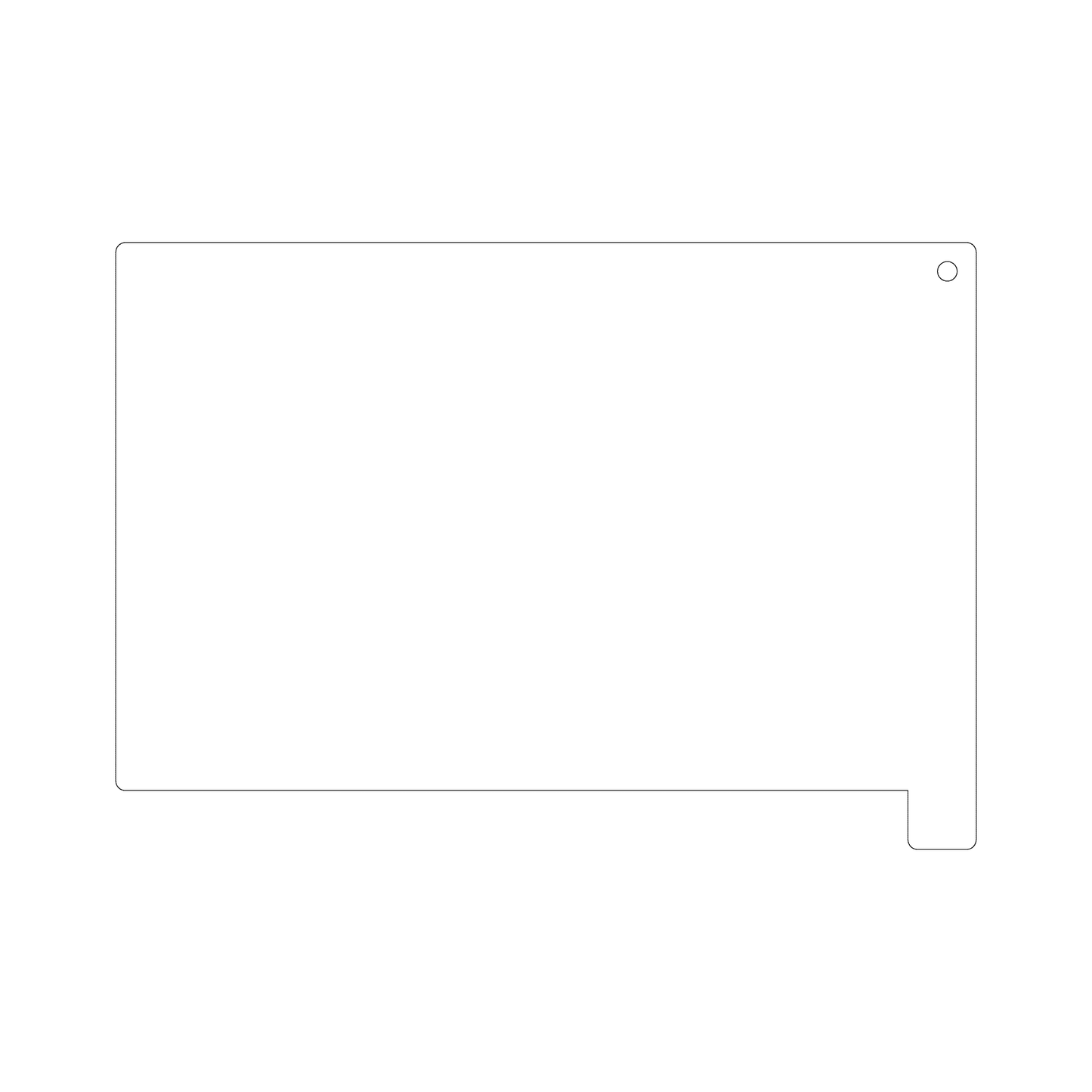 Custom Plastic 7.76" x 11" Tabbed V1 Signage