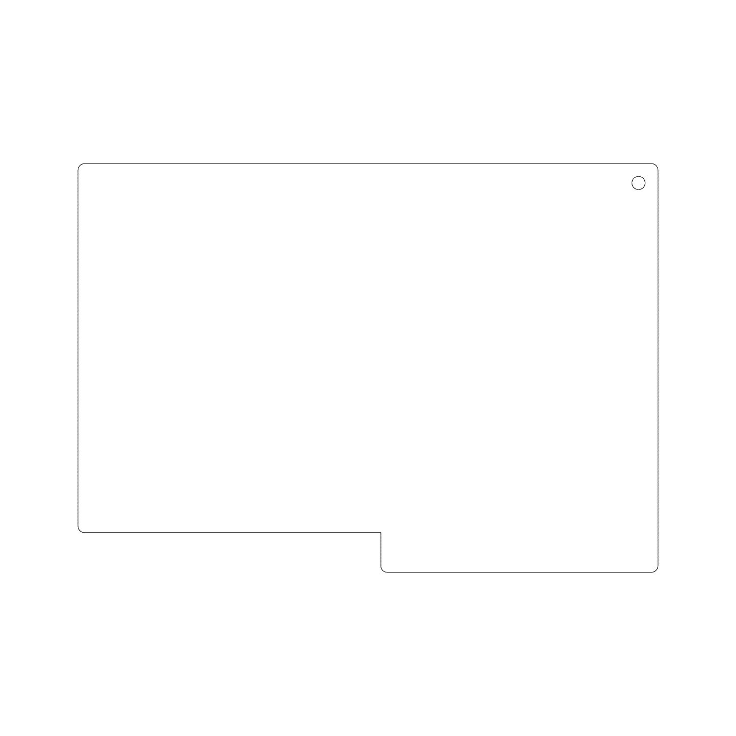 Custom Plastic 7.76" x 11" Tabbed V5 Signage