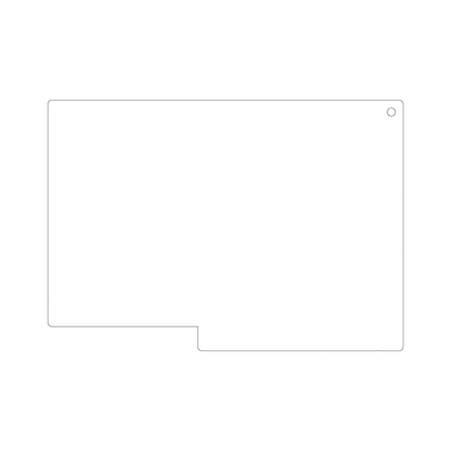 Custom Plastic 7.76" x 11" Large Tab Signage