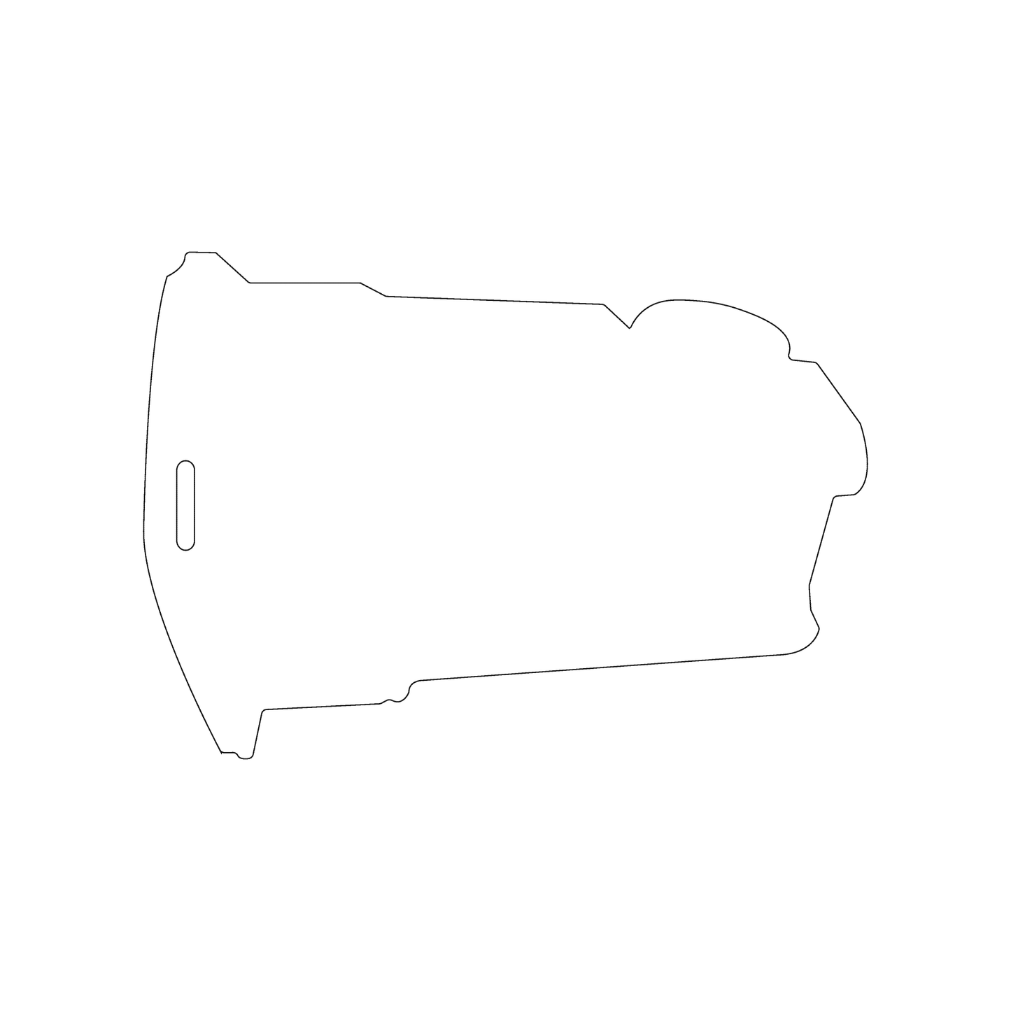 Custom Plastic 3.5" x 5" Trash Bin Shape Luggage Tags