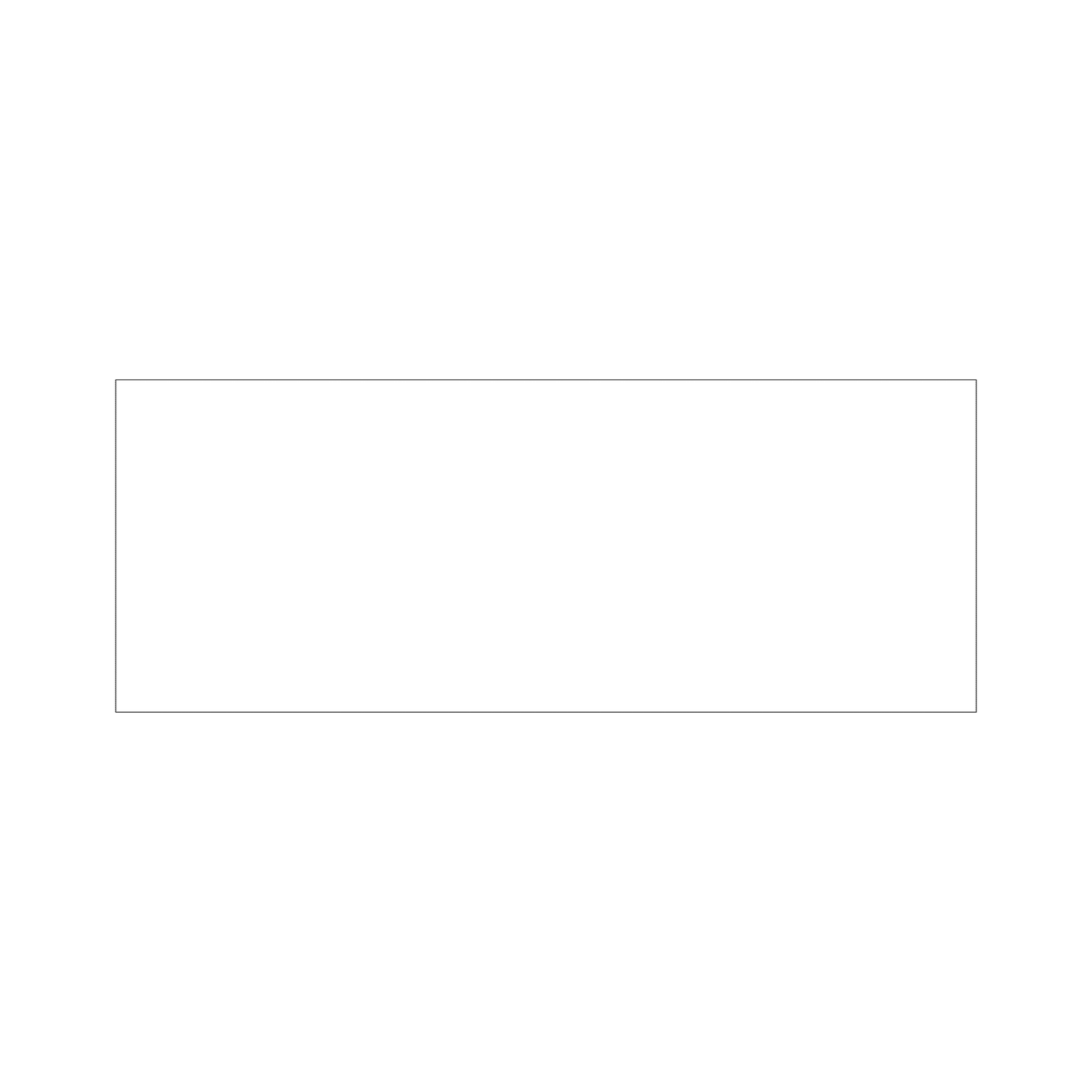Custom Plastic 4.25" x 11" Long Menu