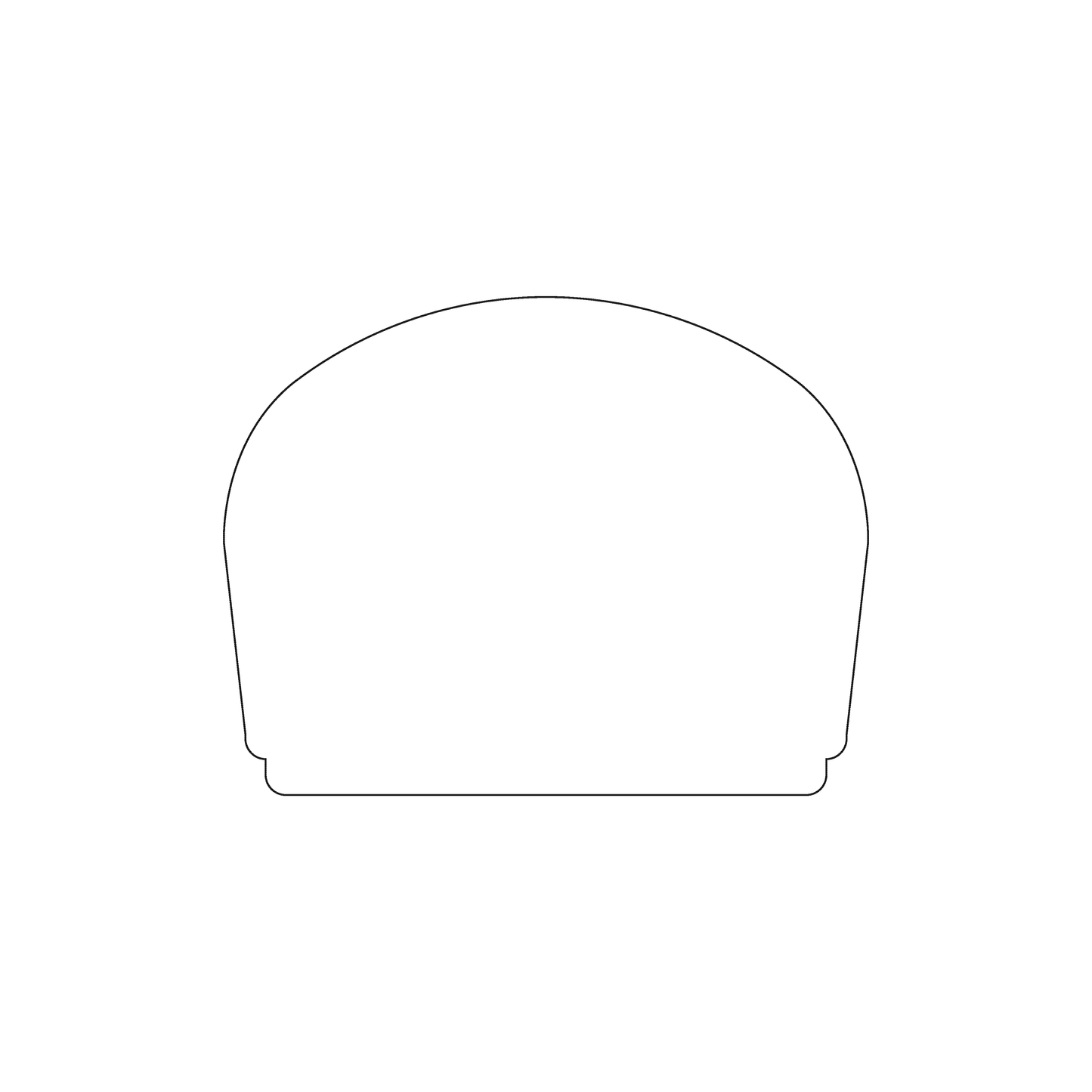 Custom Plastic 2.75" x 2.125" Dome Cards