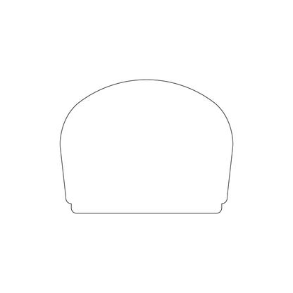 Custom Plastic 2.75" x 2.125" Dome Cards