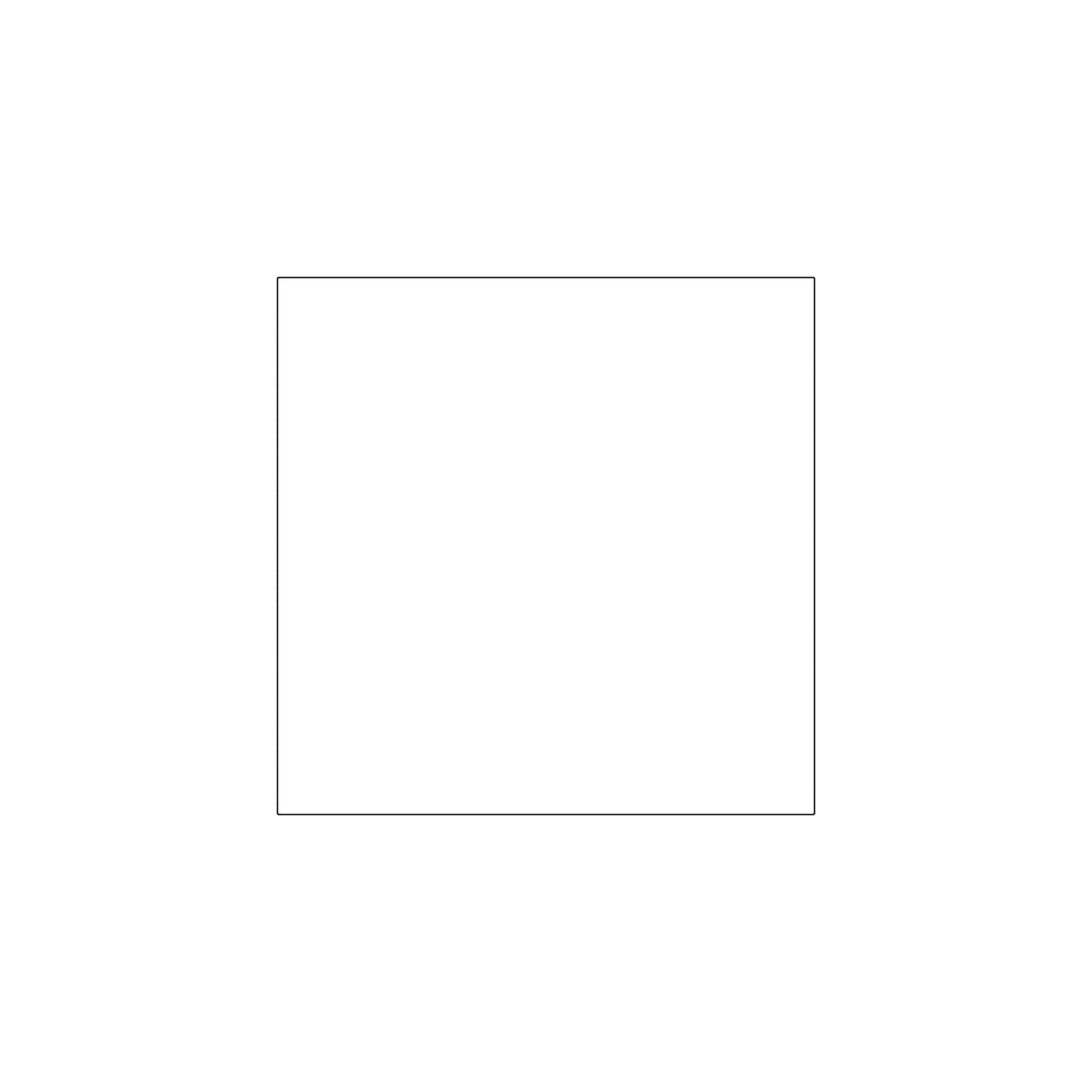Custom Plastic 2.75" x 2.75" Square Cards