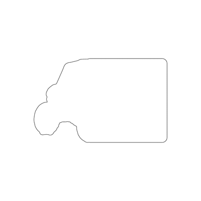 Custom Plastic 3.375" x 2.125" ATV Edge Cards