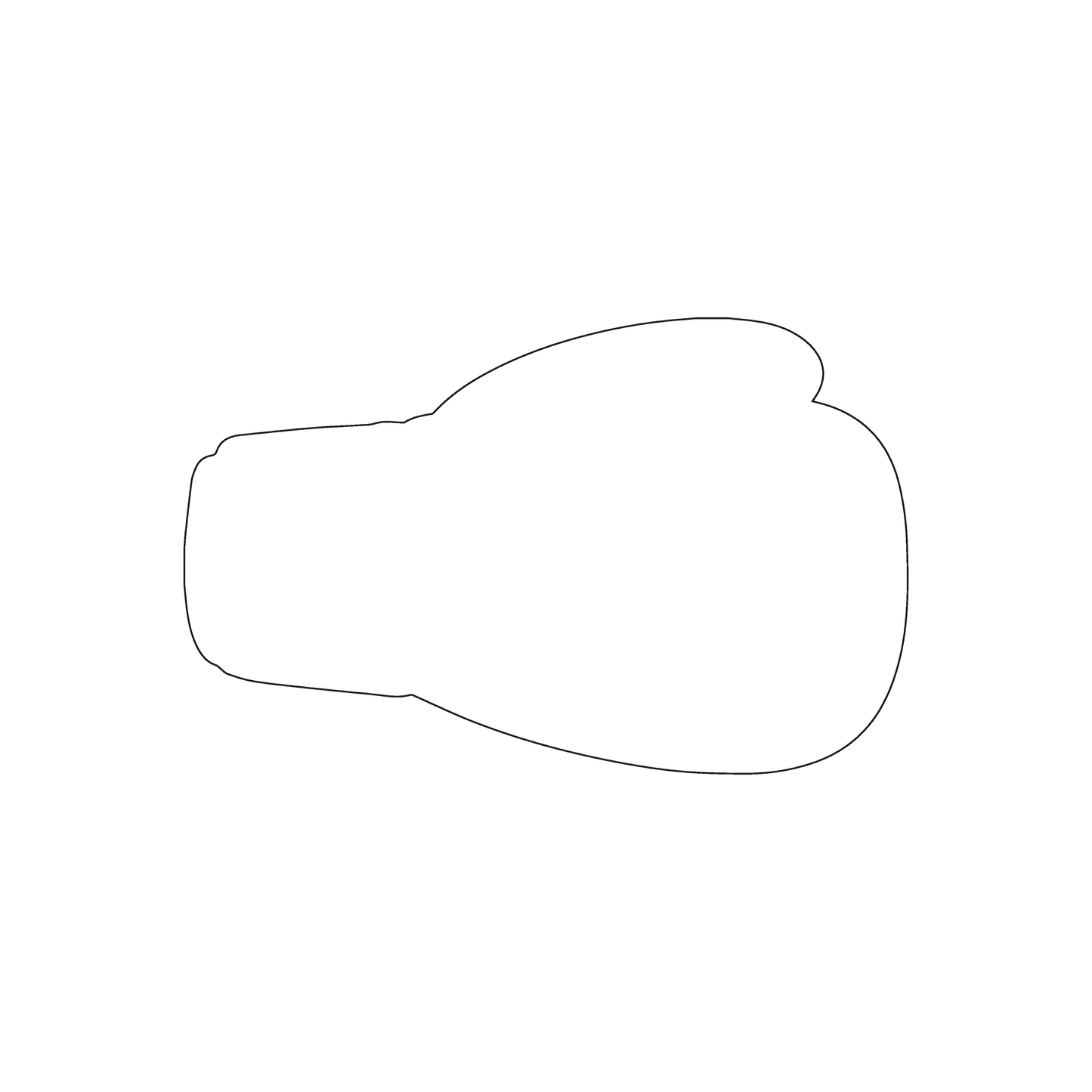 Custom Plastic 3.375" x 2.125" Boxing Glove Cards