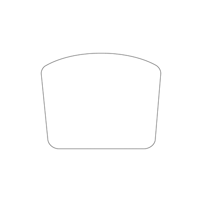 Custom Plastic 3" x 2.39" Top Arch Cards