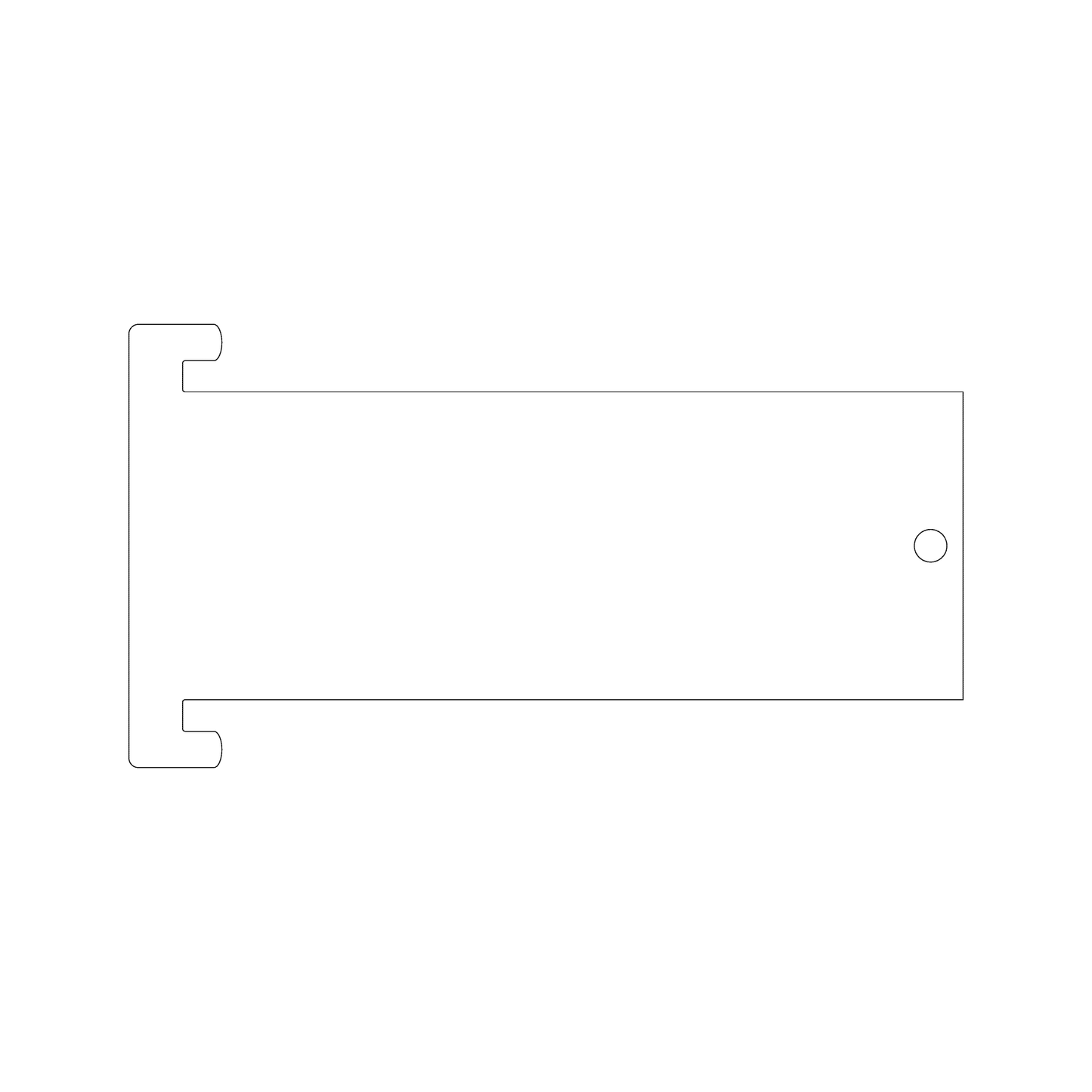 Custom Plastic 4.25" x 8" Long Product Hang Tags