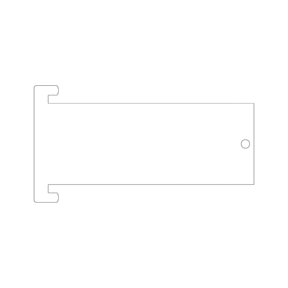 Custom Plastic 4.25" x 8" Long Product Hang Tags