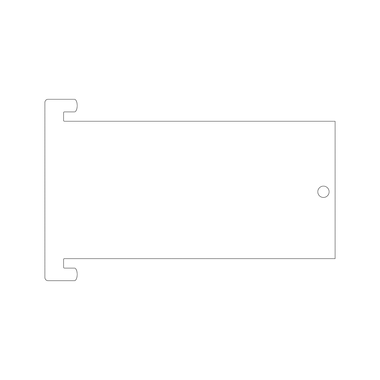 Custom Plastic 5" x 8" Long Product Hang Tags