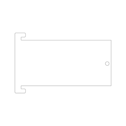 Custom Plastic 5" x 8" Long Product Hang Tags