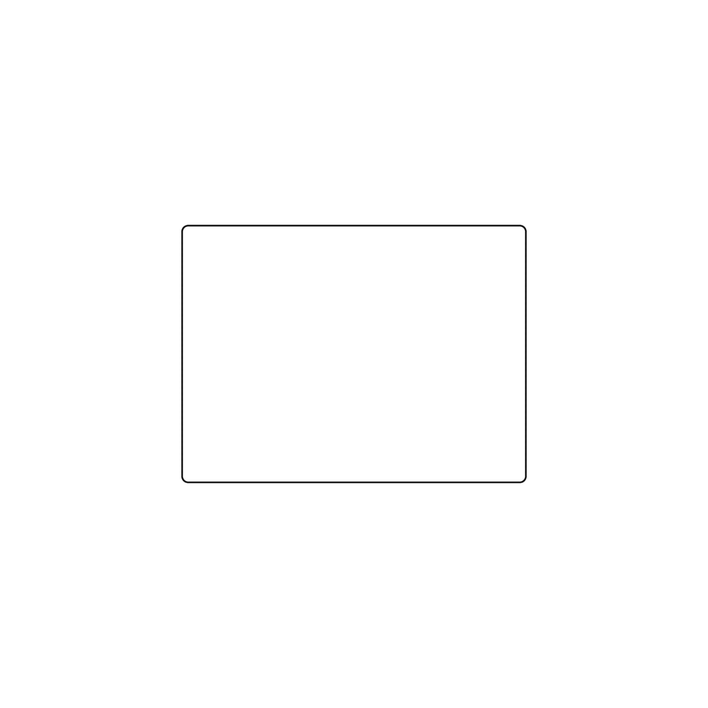 Custom Plastic 1.58" x 1.18" Small Cards