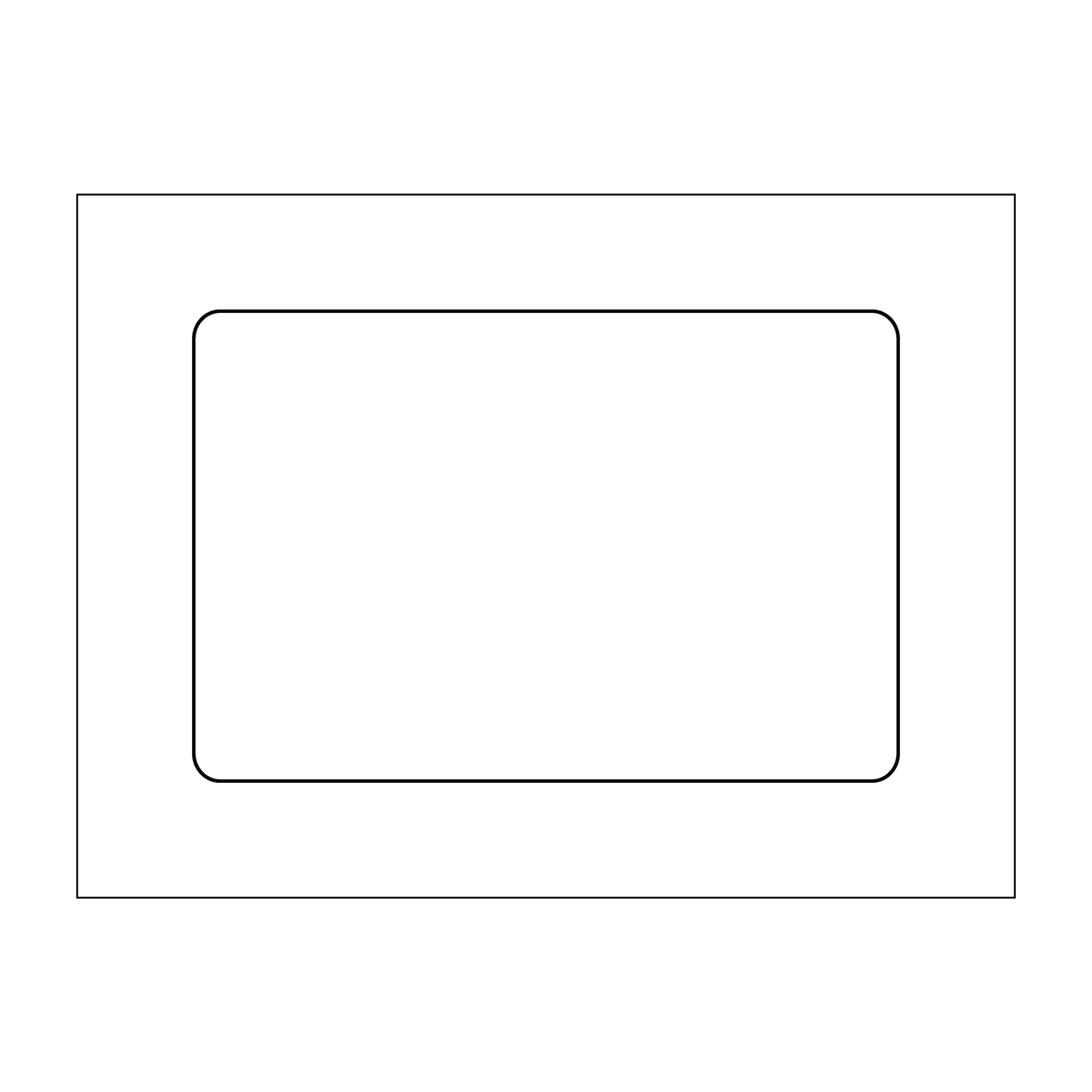Custom Plastic 2" x 3" Rounded Corner Cards