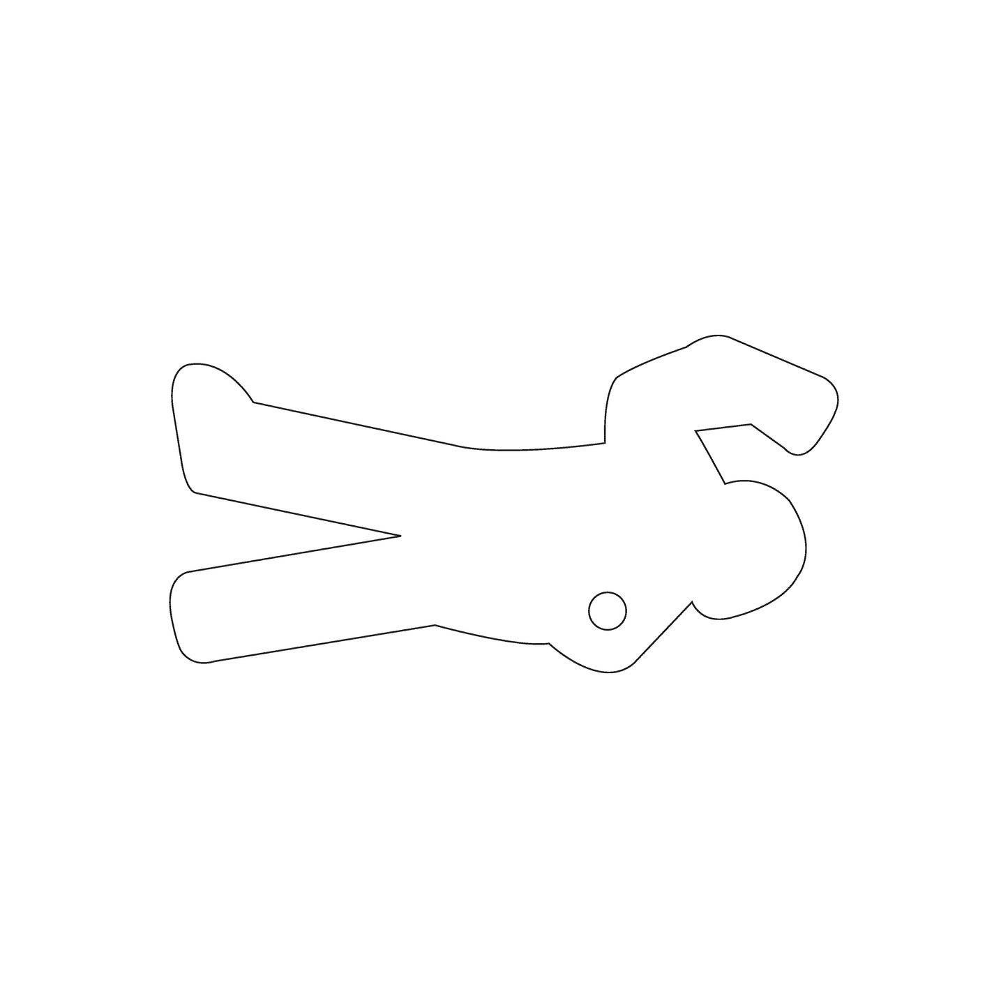 Custom Plastic 1.7" x 3.37" Figure Shape Cards