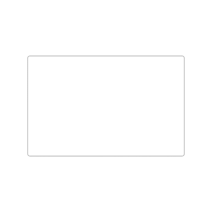 Custom Plastic 9" x 5.75" Large Rectangle Menu